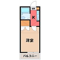 群馬県伊勢崎市昭和町（賃貸アパート1K・2階・20.05㎡） その1