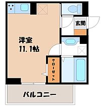 群馬県前橋市文京町1丁目（賃貸アパート1R・2階・30.30㎡） その1