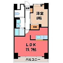 茨城県古河市本町1丁目（賃貸マンション1LDK・3階・45.60㎡） その2