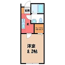 茨城県古河市駒羽根（賃貸アパート1K・2階・25.48㎡） その2