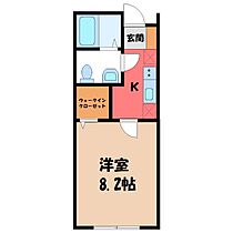 茨城県古河市駒羽根（賃貸アパート1K・1階・25.48㎡） その2