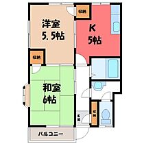 群馬県前橋市上増田町（賃貸アパート2K・1階・36.45㎡） その1