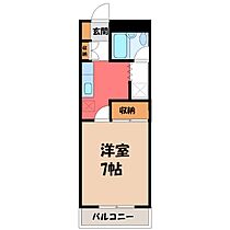 群馬県伊勢崎市連取元町（賃貸マンション1K・2階・30.55㎡） その1