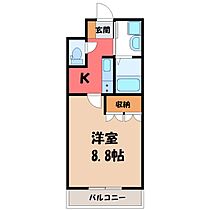 群馬県前橋市上新田町（賃貸アパート1K・1階・30.00㎡） その2