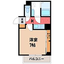 群馬県前橋市広瀬町1丁目（賃貸アパート1K・2階・25.83㎡） その2