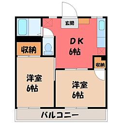 🉐敷金礼金0円！🉐東武伊勢崎線 新伊勢崎駅 徒歩43分