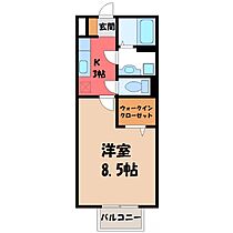 群馬県前橋市野中町（賃貸アパート1K・1階・30.03㎡） その2