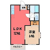 群馬県前橋市上新田町（賃貸アパート1LDK・2階・39.74㎡） その2