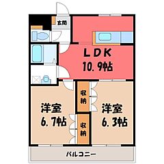 物件の間取り