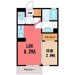 東武伊勢崎線 新伊勢崎駅 バス15分 山王団地バス停下車 徒歩2分