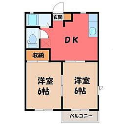 🉐敷金礼金0円！🉐東武伊勢崎線 伊勢崎駅 バス18分 西部モール...
