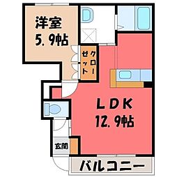 両毛線 伊勢崎駅 徒歩24分