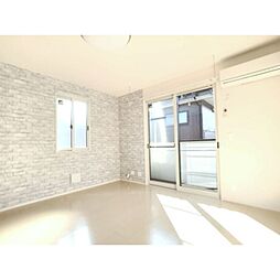 東武伊勢崎線 剛志駅 3.7kmの賃貸アパート 2階ワンルームのリビング/ダイニング