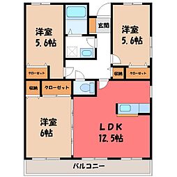 🉐敷金礼金0円！🉐東武伊勢崎線 新伊勢崎駅 徒歩34分