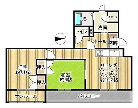 【現況間取図】間取り図は手書きの為、現況と相違する場合は現況を優先致します。