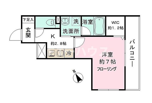 レオ四拾五番館 109｜千葉県習志野市谷津7丁目(賃貸マンション1K・1階・25.41㎡)の写真 その3