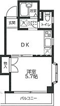 千葉県習志野市鷺沼1丁目（賃貸マンション1DK・2階・26.00㎡） その2