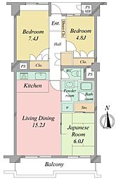 浜松アーバンライフ 3LDKの間取図画像