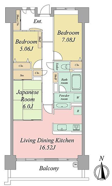 間取りを拡大表示