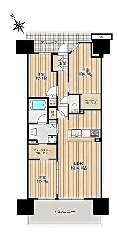 間取り プラウド大府 10階/-