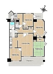 ユニロイヤル緑パーク 4LDKの間取図画像