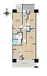 リコット岡崎駅東 3LDKの間取図画像