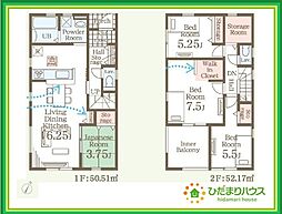 いわき市郷ケ丘2丁目1期　新築戸建　1号棟
