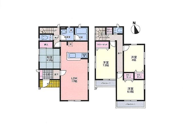 間取り 越前市矢放町7-14-22