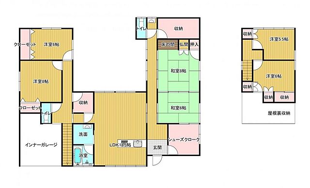 間取り 敦賀市若葉町2丁目1519