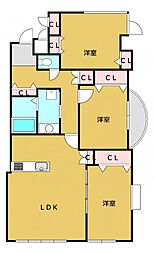 間取図画像 3LDK