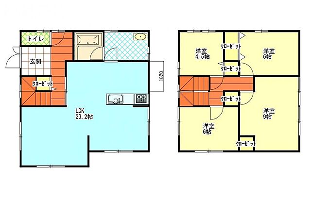 間取り 敦賀市野神40-241-2