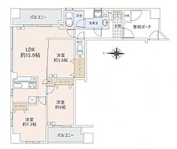 間取図画像 3LDK
