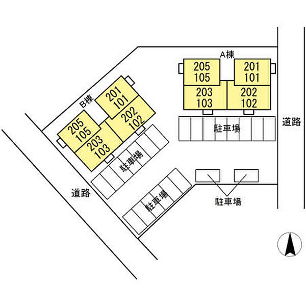 アスター若宮Ａ 101｜愛知県豊橋市下地町字若宮(賃貸アパート1LDK・1階・40.27㎡)の写真 その18