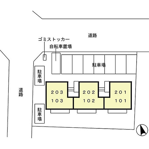 ルミエール 203｜愛知県豊橋市牟呂外神町(賃貸アパート1LDK・2階・36.25㎡)の写真 その30