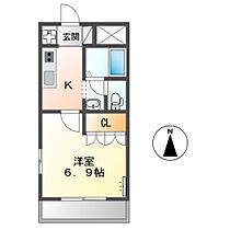 アメニティハイツ大崎  ｜ 愛知県豊川市大崎町下金居場（賃貸アパート1K・2階・24.84㎡） その2