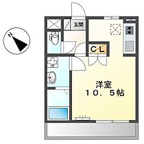 パークサイド旭  ｜ 愛知県豊橋市小畷町（賃貸アパート1R・1階・27.44㎡） その2