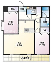 サンフィオーレ中郷 301 ｜ 愛知県豊橋市中郷町16-1（賃貸マンション2LDK・3階・60.84㎡） その2