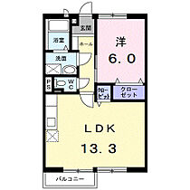 サンヒルズ蔵屋敷Ｂ 201 ｜ 愛知県蒲郡市大塚町蔵屋敷30-1（賃貸アパート1LDK・2階・47.23㎡） その2