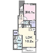 キルシュ　曙　II 101 ｜ 愛知県豊橋市曙町字測点184番地（賃貸アパート1LDK・1階・41.02㎡） その2