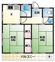 三共ビル 301 ｜ 愛知県豊橋市花田町字小松161（賃貸マンション2K・3階・37.98㎡） その2