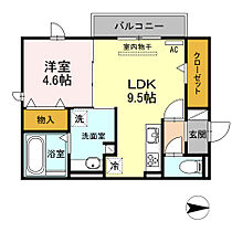 オアシス牛川I 305 ｜ 愛知県豊橋市牛川町字田ノ上8-36（賃貸アパート1LDK・3階・40.27㎡） その2