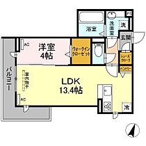 ル・グロンシャリオ 203 ｜ 愛知県豊橋市小向町字北小向3-3（賃貸アパート1LDK・2階・43.10㎡） その2