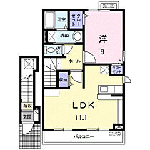 カサ・デル・ソルＣ 205 ｜ 愛知県豊橋市東幸町字大山196番地1（賃貸アパート1LDK・2階・46.09㎡） その2