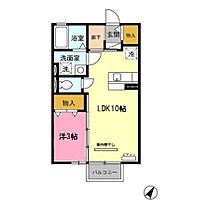 D’ｓモナリエ 105 ｜ 愛知県豊橋市下地町字長池26（賃貸アパート1LDK・1階・33.39㎡） その2