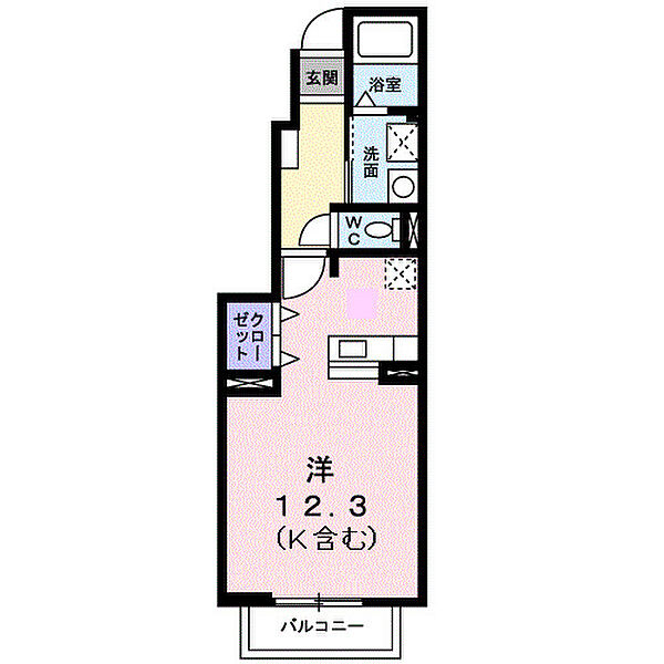 プレアデス 103｜愛知県豊川市東名町2丁目(賃貸アパート1R・1階・32.90㎡)の写真 その2