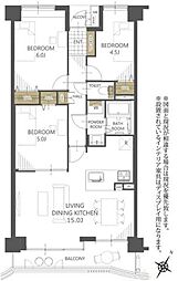 間取図画像 3LDK