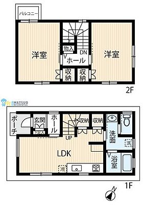 間取り 東区山木戸　中古戸建