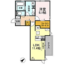 Ｄ-ｒｏｏｍエル・セントロ 101 ｜ 広島県福山市沖野上町1丁目（賃貸アパート1LDK・1階・48.79㎡） その2