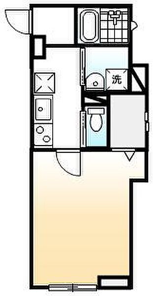 グレース光南 301号室｜広島県福山市光南町3丁目(賃貸アパート1K・3階・33.05㎡)の写真 その2