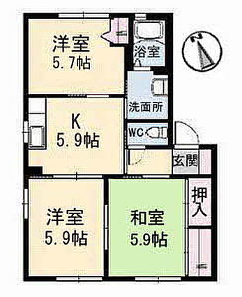 ロイヤルパレスひろC_間取り_0